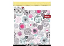 French Terry - Fräulein v. Julie - Blüten Abstrakt